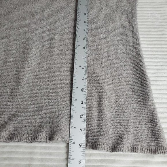 Chicos Sweater Womens 3 (XL) Taupe Cowl Turtleneck Cashmere Blend Long Sleeve - Picture 9 of 10